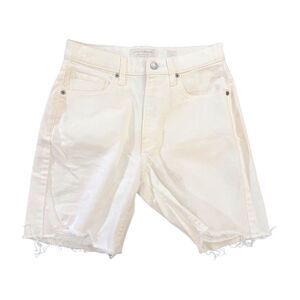 NWOT LUCKY BRAND White Denim Bermuda Cut-off Shorts
